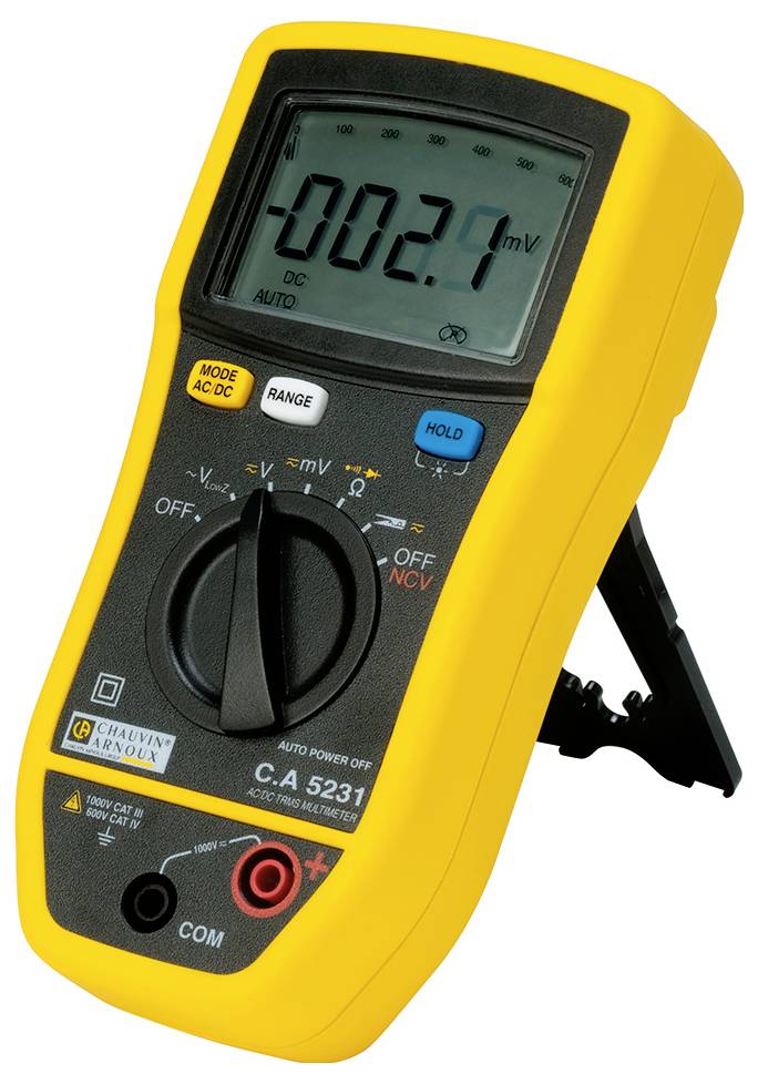 Chauvin Arnoux C.A 5231 Hand-Multimeter digital CAT III 1000 V, CAT IV 600V Anzeige (Counts): 6000