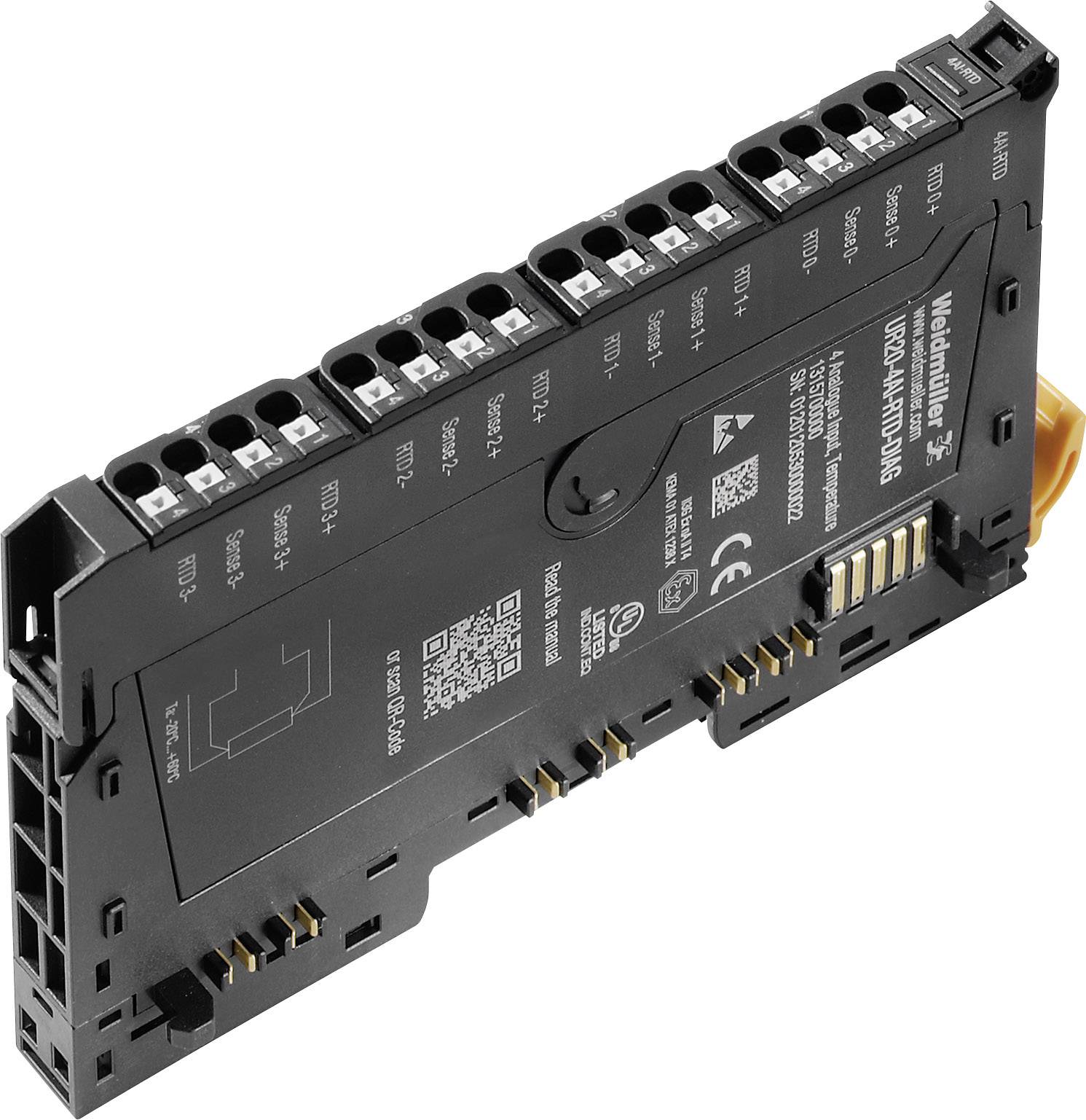 Weidmüller UR20-4AI-RTD-DIAG 1315700000 SPS-Erweiterungsmodul 24 V/DC