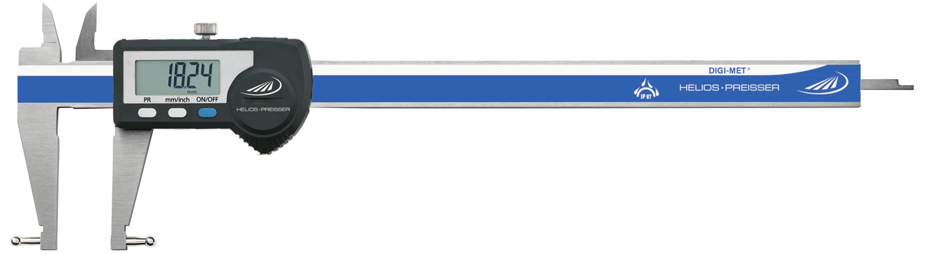 Helios Preisser DIGI-MET 1326932 Digitaler Messschieber 200 mm IP67