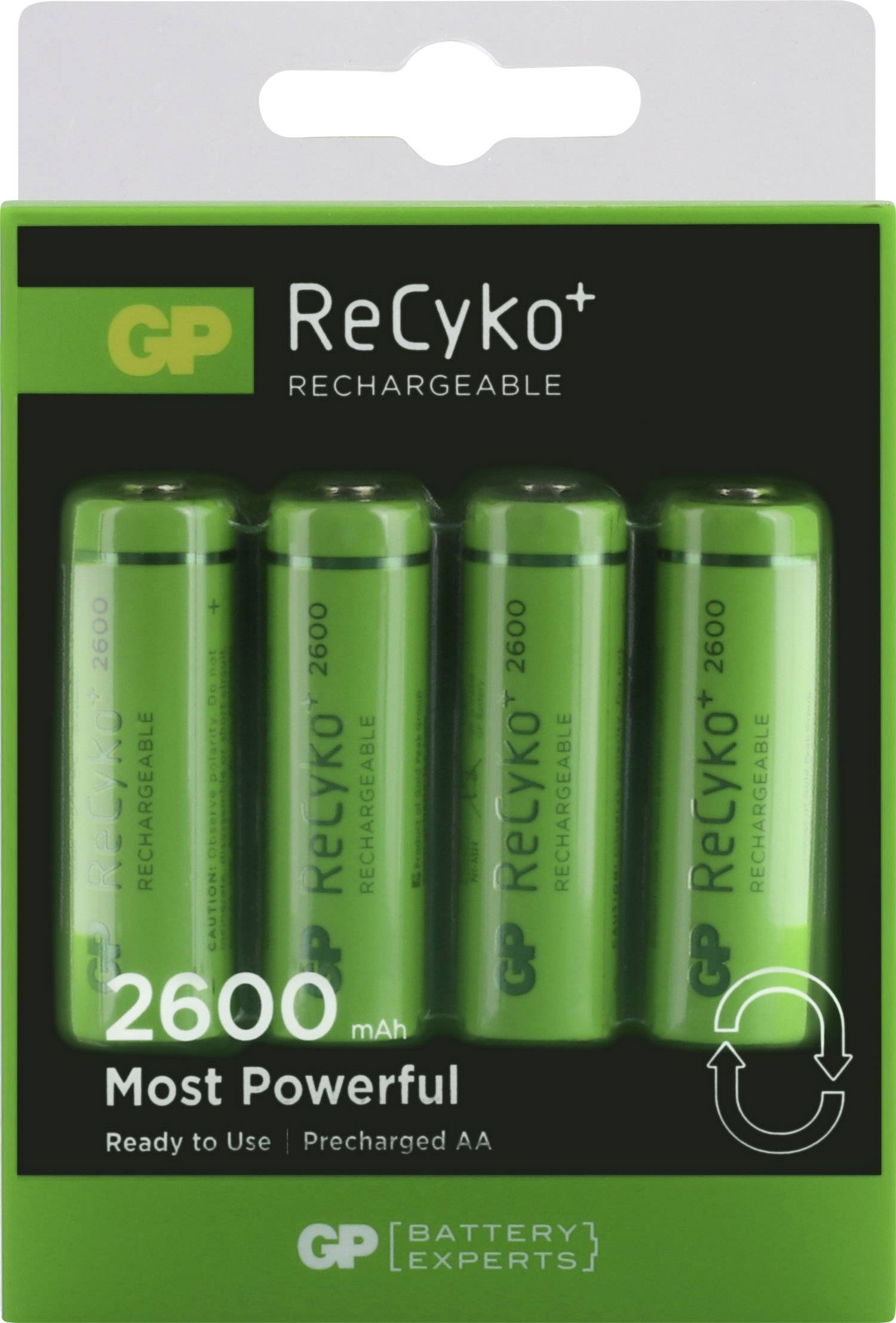 GP Batteries HR06 Mignon (AA)-Akku NiMH 2600 mAh 1.2 V 4 St.