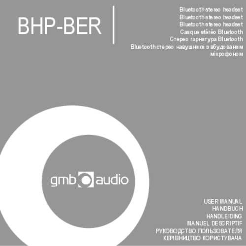 Gembird BHP-BER On Ear Kopfhörer Bluetooth® Schwarz Headset