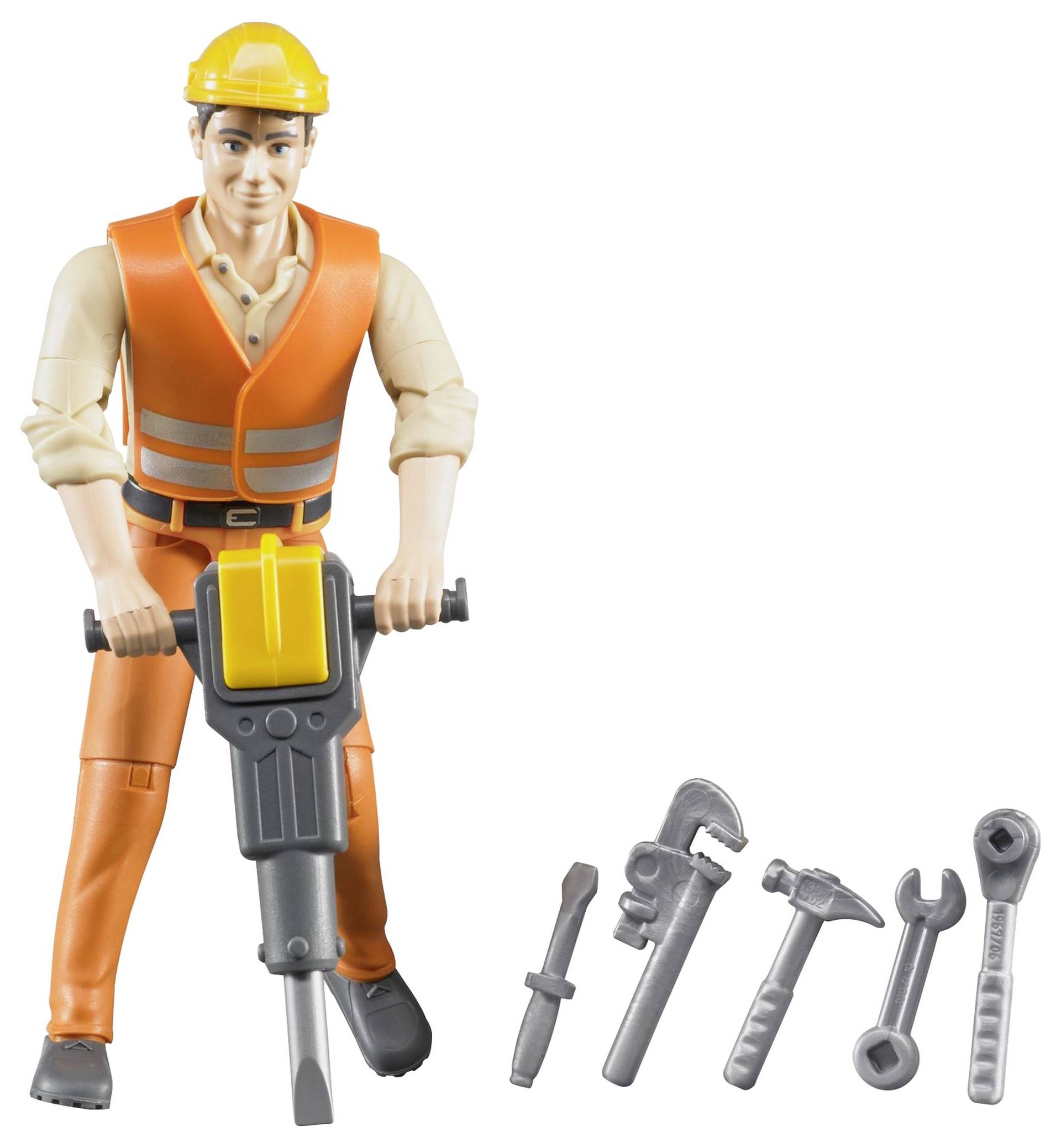 bworld Bauarbeiter mit Zubehör