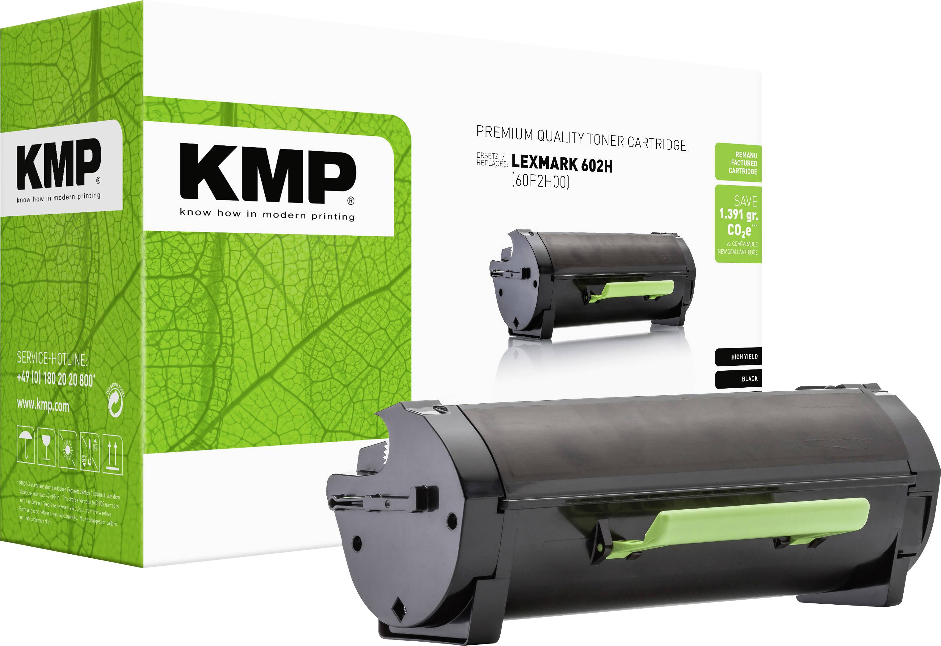 KMP Toner ersetzt Lexmark 602H, 50197048 Kompatibel Schwarz 12500 Seiten L-T54 1395,3000