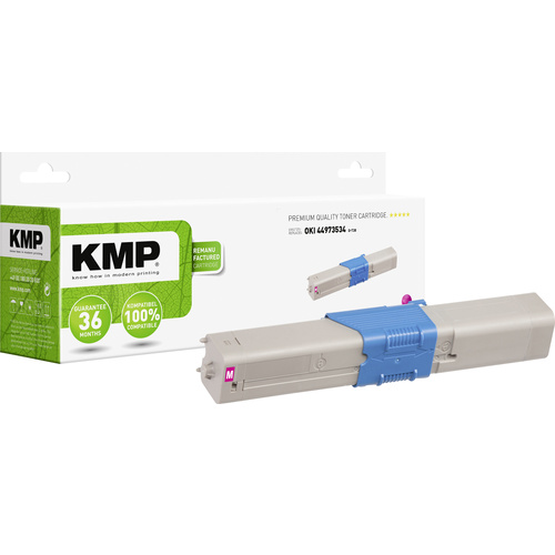 KMP Toner ersetzt OKI 44973534 Kompatibel Magenta 1500 Seiten O-T38