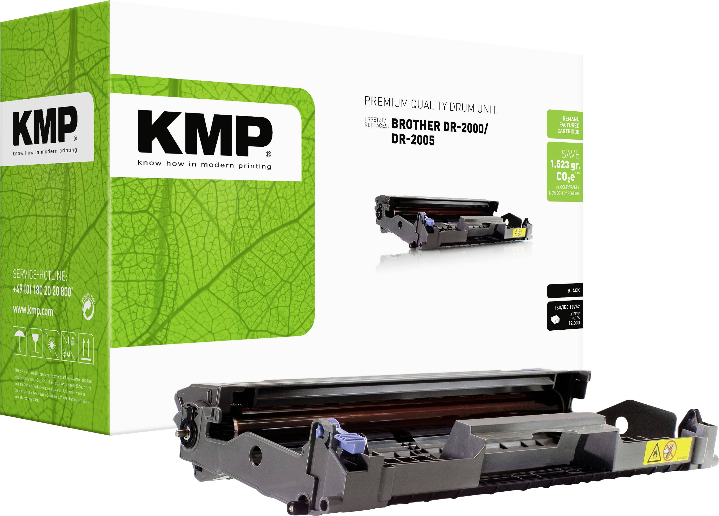 KMP Toner ersetzt Brother DR-2000, DR-2005 Kompatibel Schwarz 12000 Seiten B-DR24 1159,7001