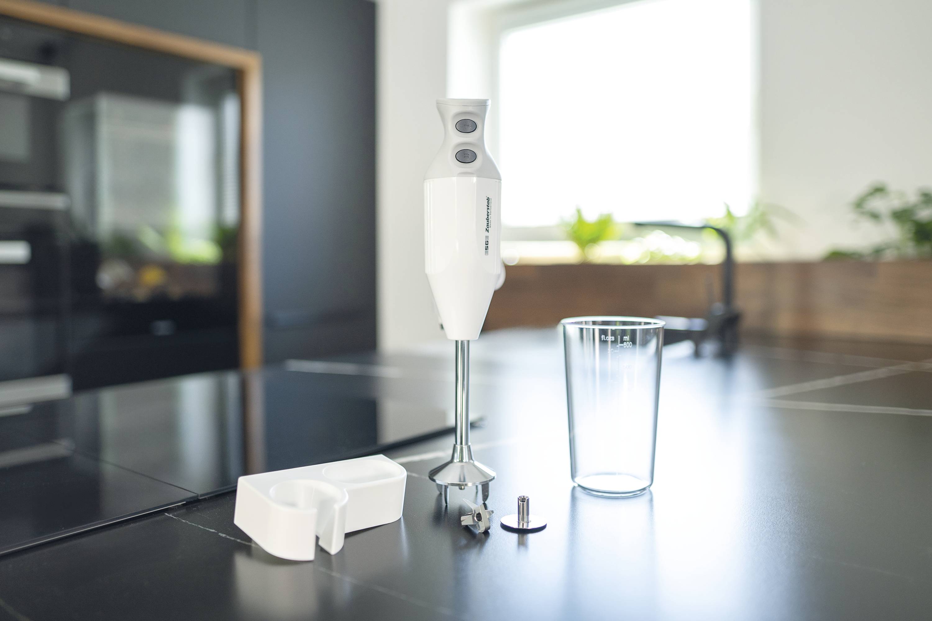 ESGE M122 S Stabmixer 140W mit Mixbecher Weiß