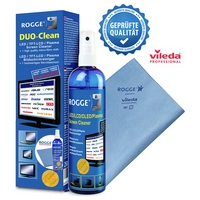 Rogge TFT, Plasma, LED, LCD Bildschirmreiniger 250 ml inkl. Reinigungstuch Duo-Clean 10025 1 St. Rogge TFT, Plasma, LED, LCD Bildschirmreiniger 250 ml inkl. Reinigungstuch Duo-Clean 10025 1 St.