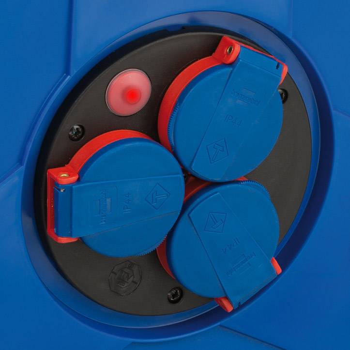 Brennenstuhl 1208380 Kabeltrommel 40.00m Blau Schutzkontakt-Stecker