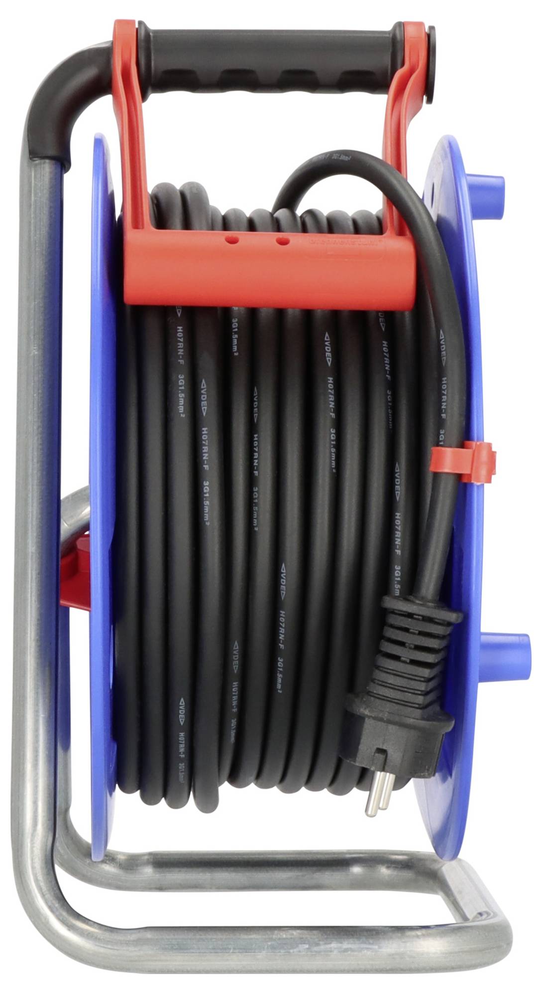 Brennenstuhl 1208380 Kabeltrommel 40.00m Blau Schutzkontakt-Stecker