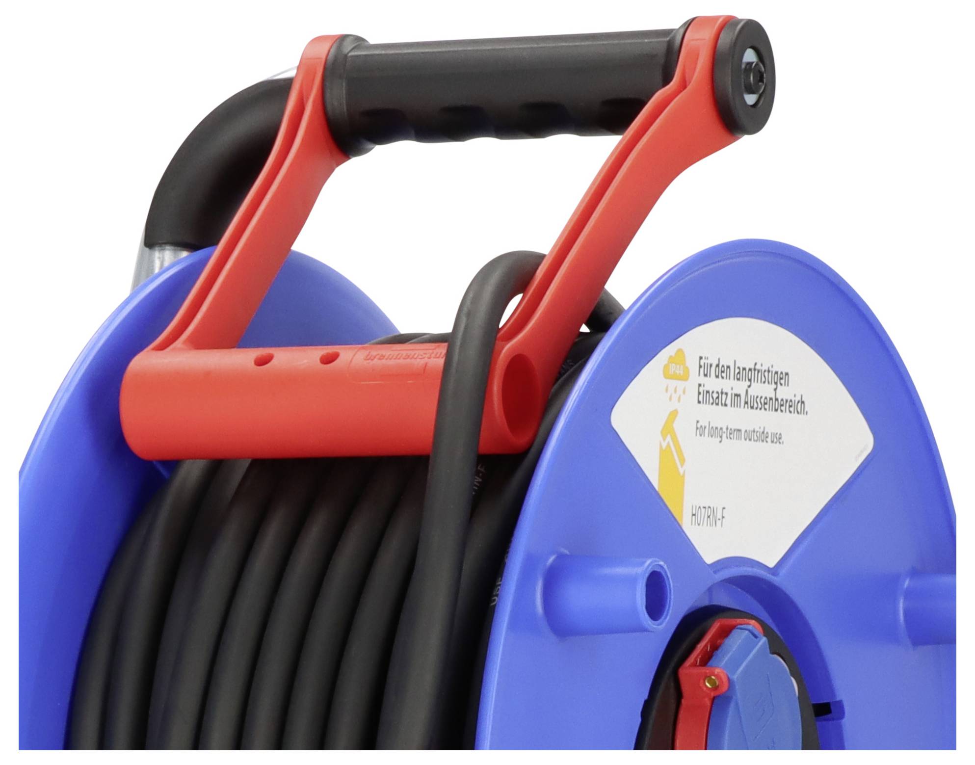 Brennenstuhl 1233120 Kabeltrommel 40.00m Schwarz Schutzkontakt-Stecker