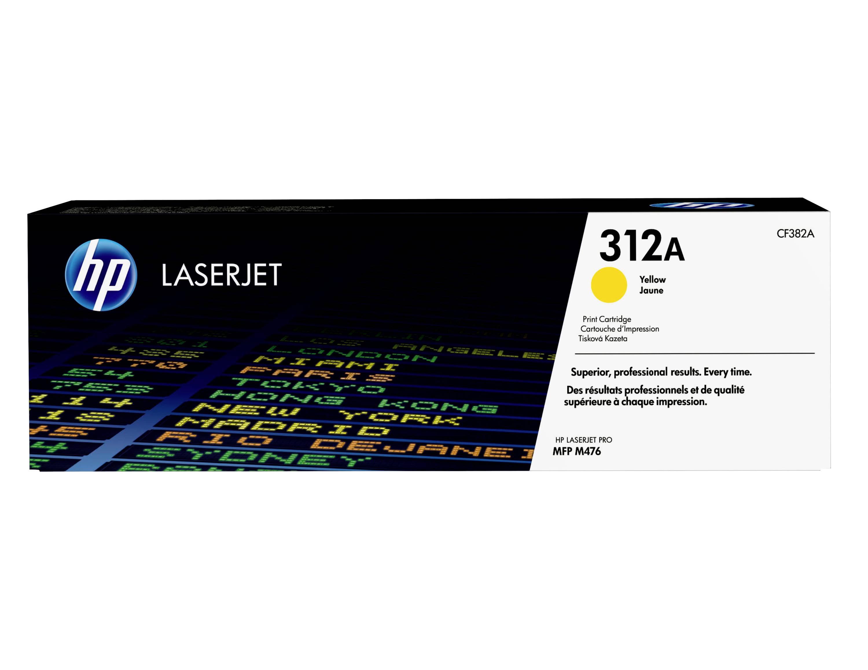 HP LaserJet 312A gelbe Tonerkassette, gekennzeichnet für die Verwendung mit HP LaserJet Pro MFP M476.