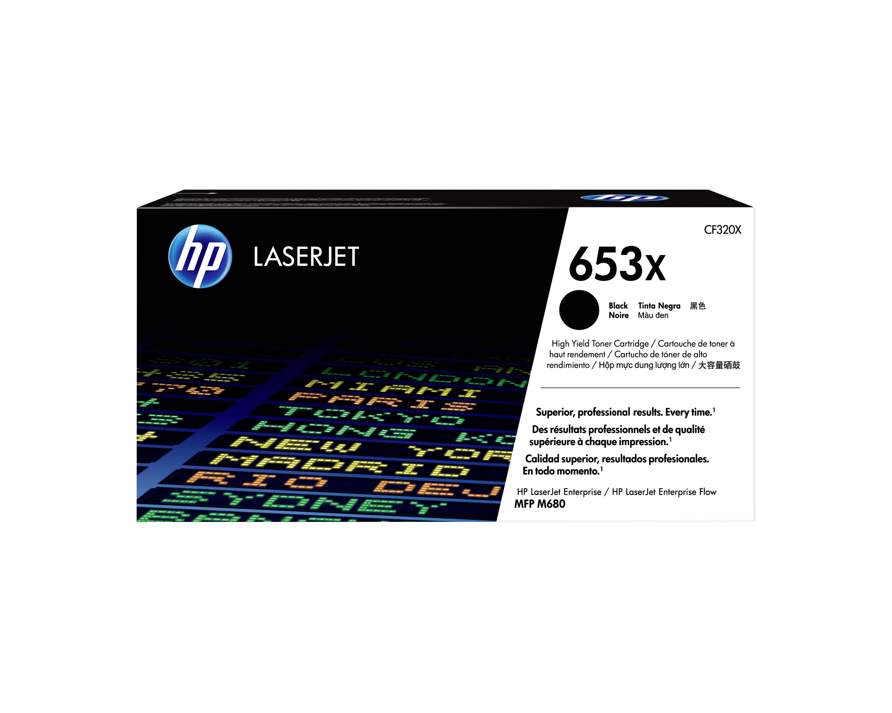 HP Toner 653X Original Schwarz 21000 Seiten CF320X