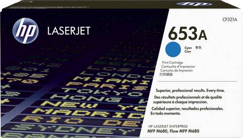 HP 653A CF321A Tonerkassette Cyan 16500 Seiten Original Toner