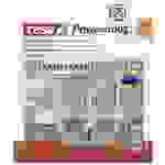 TESA POWERSTRIPS® Klebehaken Large Transparent, Chrom Inhalt: 2St.