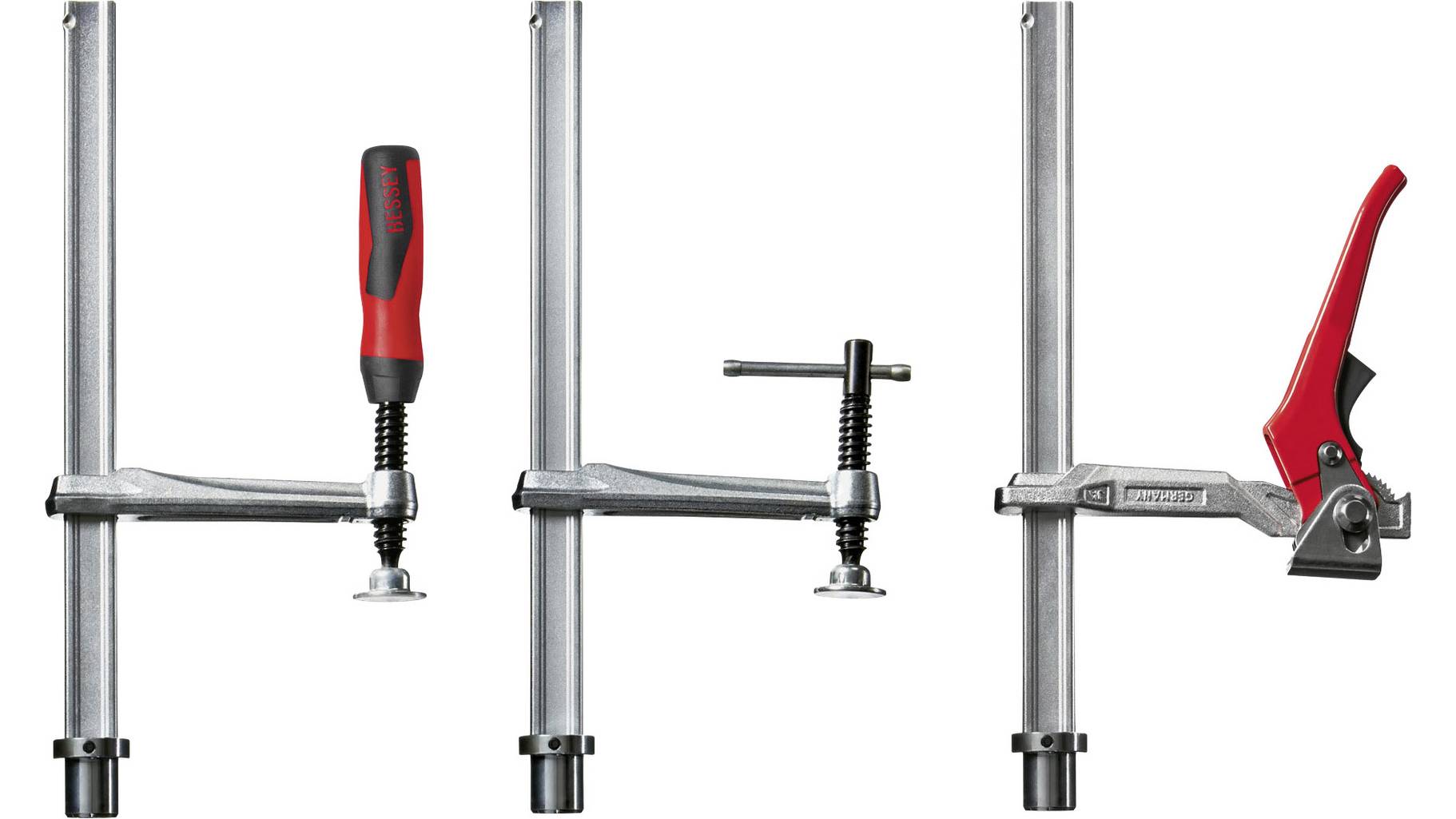 BESSEY TW28 300/120 Lijmklem Met Vaste Nok – 2K Kunststof Handgreep – Spankracht Tot 5000 N – Voor Precisieklussen
