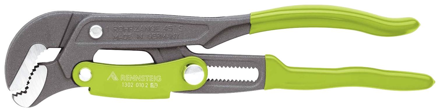 Rohrzange S-Maul, Schnellverstellung 1302 010 2 für Rohr-Ø max. 1 Zoll Länge 325 mm Spannweite 0-42 mm