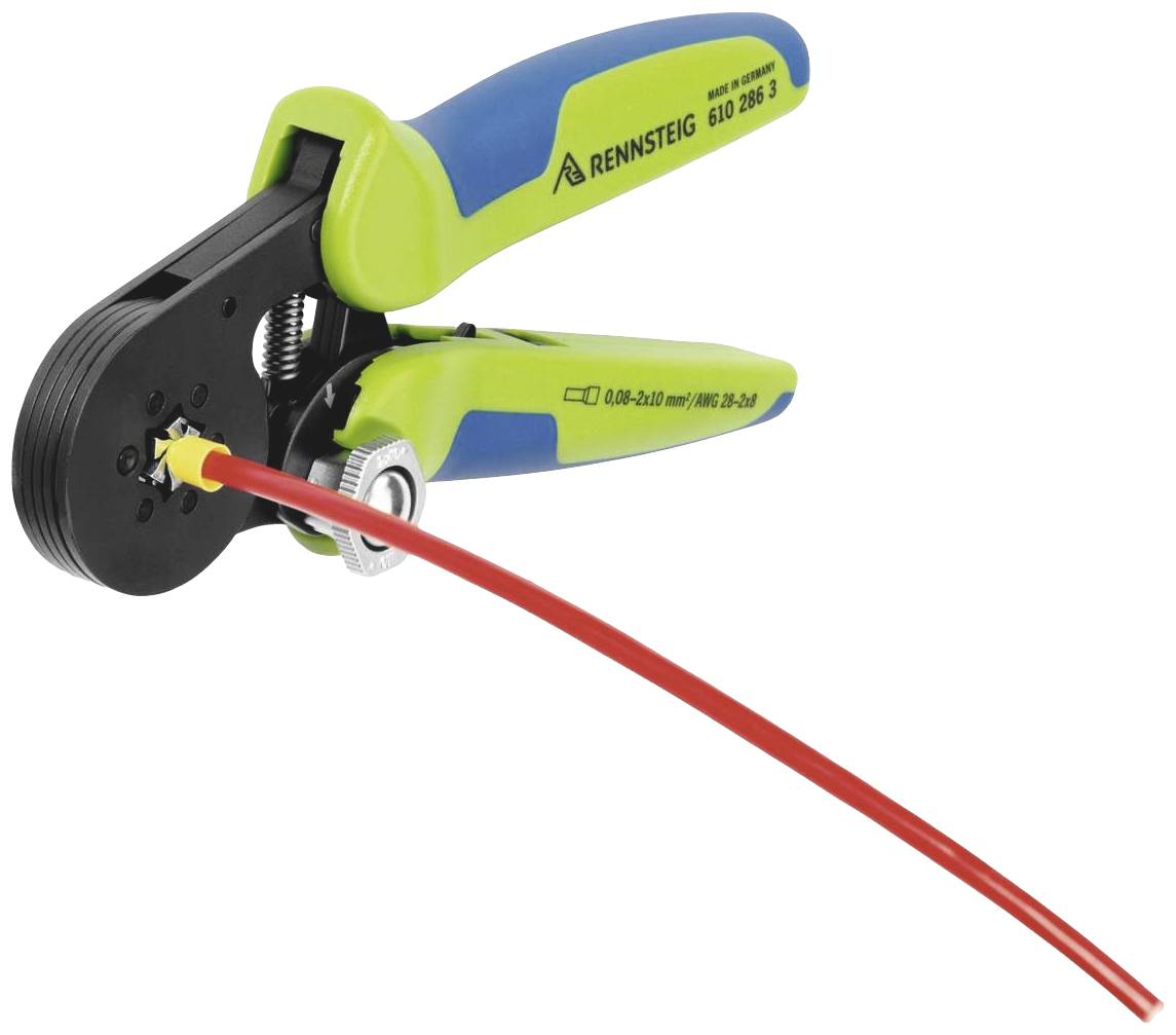 Rennsteig Werkzeuge 610 286 3 Crimpzange Aderendhülsen 0.08 bis 16mm²