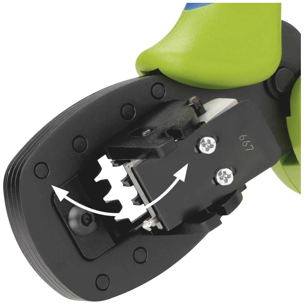 Rennsteig Werkzeuge PEW6.667 616 667 3 1 Crimpzange D-Sub-Stecker 0.03 bis 0.56mm²