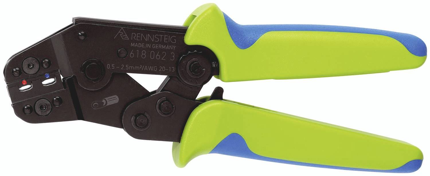 Rennsteig Werkzeuge PEW8.62 618 062 3 Crimpzange Isolierte Kabelschuhe, Kabelverbinder 0.5 bis 2.5