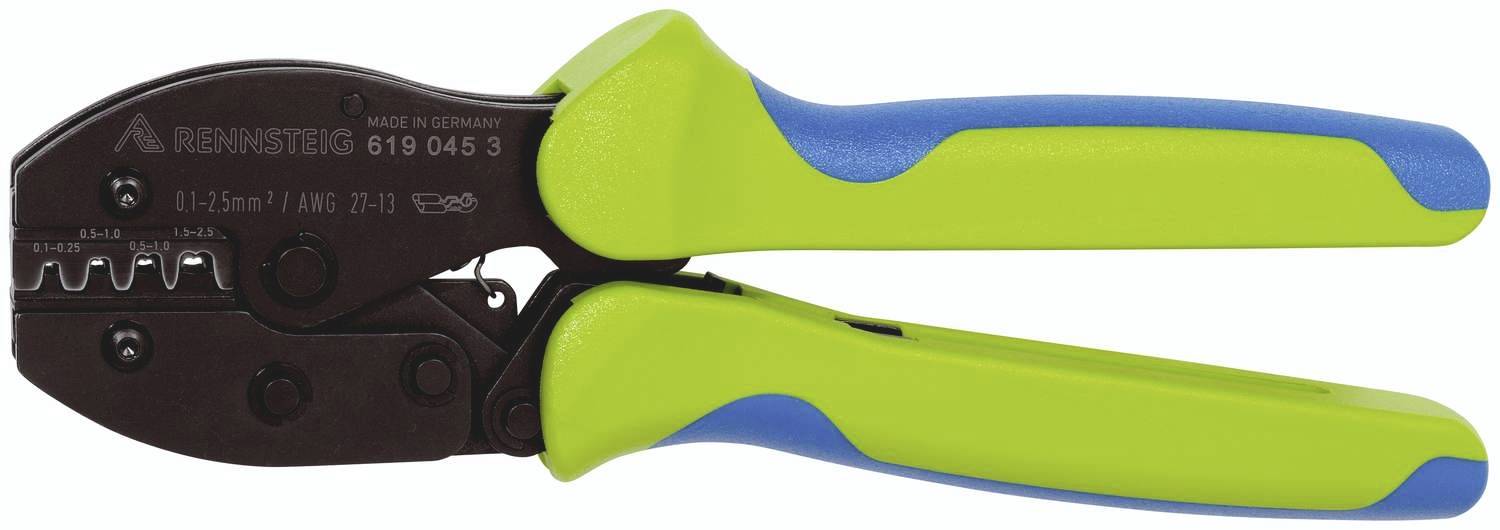 Rennsteig Werkzeuge PEW9.45 619 045 3 Crimpzange Unisolierte Flachsteckverbinder 0.1 bis 2.5mm²