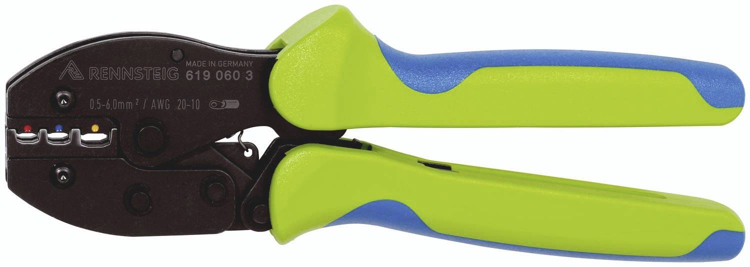 Rennsteig Werkzeuge PEW9.60 619 060 3 Crimpzange Isolierte Kabelverbinder 0.5 bis 6 mm²