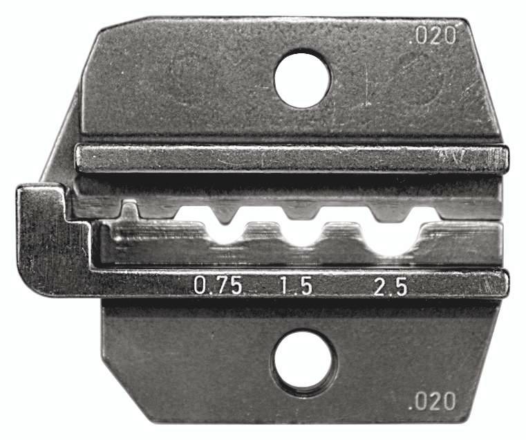 624 020 3 0 Rennsteig Werkzeuge GmbH Crimpeinsatz für unisolierte Verbinder und Kabelschuhe - 1 Stück