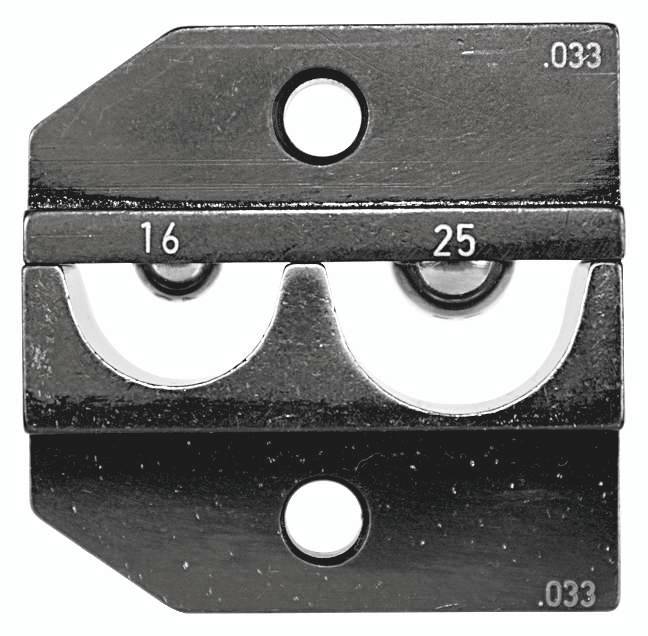 624 033 3 0 Rennsteig Werkzeuge GmbH Crimpeinsatz für unisolierte Verbinder und Kabelschuhe - 1 Stück
