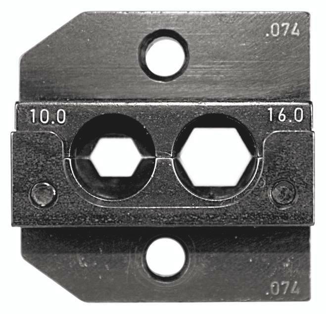 624 074 3 01 Rennsteig Werkzeuge GmbH Crimpeinsatz für gedrehte Kontakte Querschnitt 10mm² - 16mm² - 1 Stück