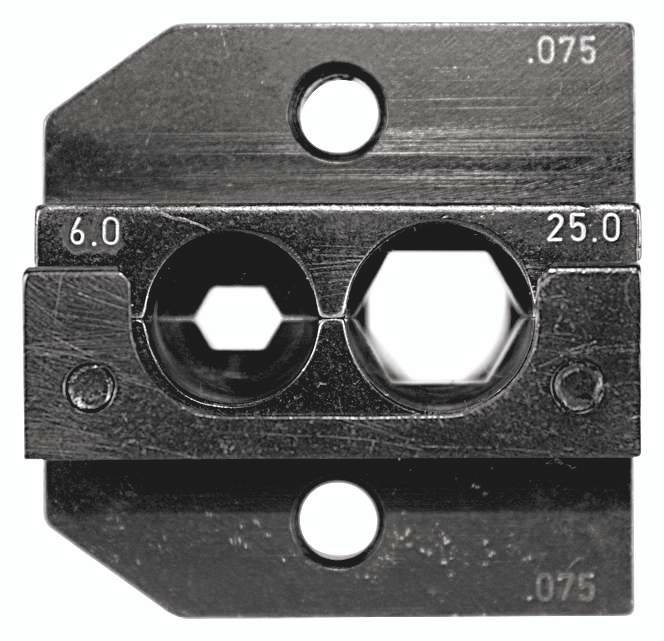 Rennsteig Werkzeuge 624 075 3 01 Crimpeinsatz Gedrehte Kontakte 16 bis 25mm² Passend für Marke (Zangen) Rennsteig Werkzeuge PEW 12