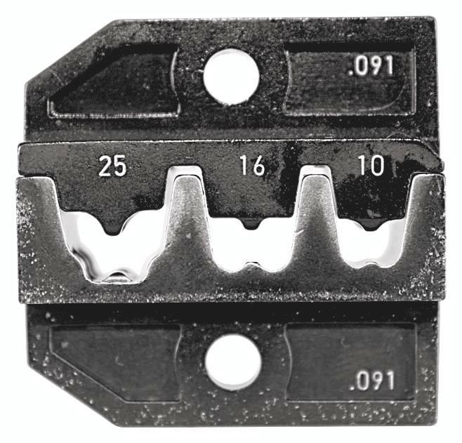 Rennsteig Werkzeuge 624 091 3 0 Crimpeinsatz Aderendhülsen 10 bis 25 mm² Passend für Marke (Zangen) Rennsteig Werkzeuge PEW 12