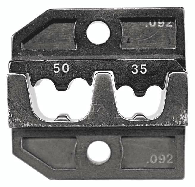 624 092 3 0 Rennsteig Werkzeuge GmbH Crimpeinsatz für isolierte / unisolierte Aderendhülsen Querschnitt 35mm² - 50mm² -