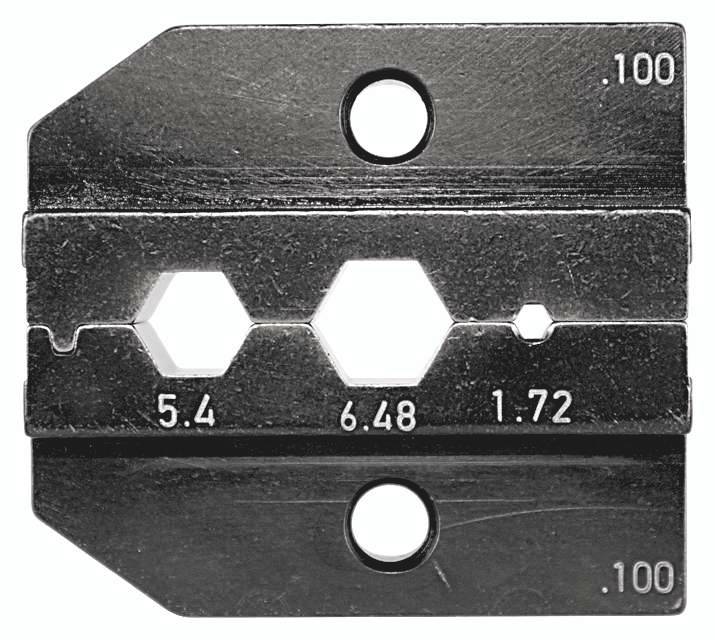 624 100 3 0 Rennsteig Werkzeuge GmbH Crimpeinsatz für Koax-Kabel RG 58/59, RG 62/71 - 1 Stück