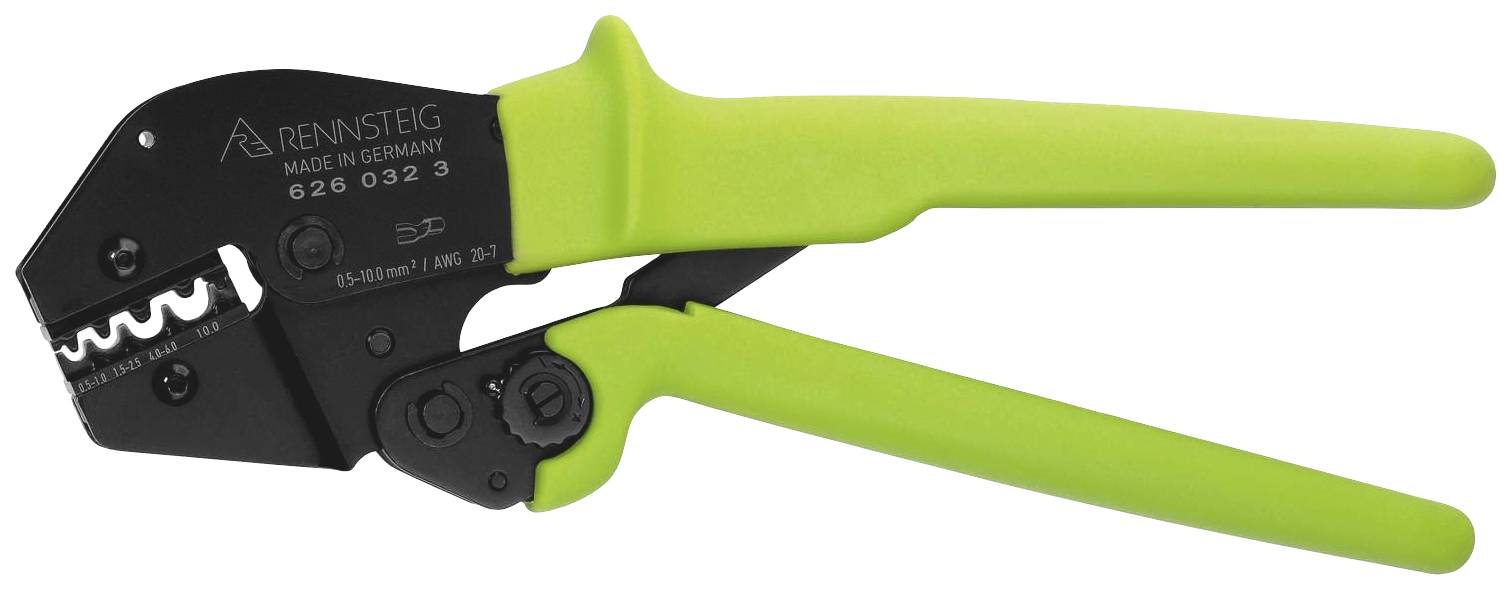 Rennsteig Werkzeuge PEW16.32 626 032 3 Crimpzange Unisolierte Kabelverbinder 0.5 bis 10mm²