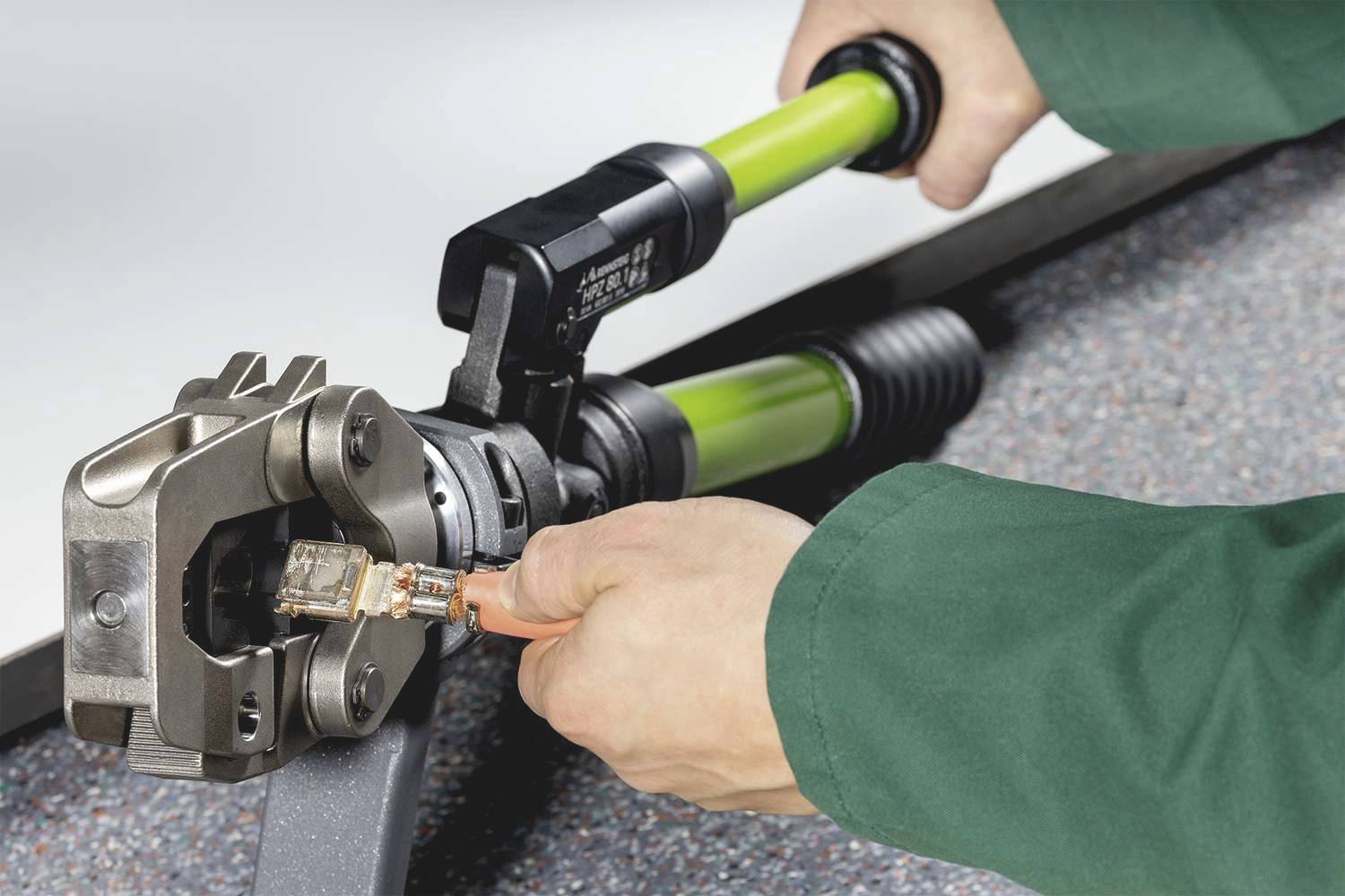 Rennsteig Werkzeuge 632 801 5 Crimpzange CU- und Al-Leiter 10 bis 400 mm²