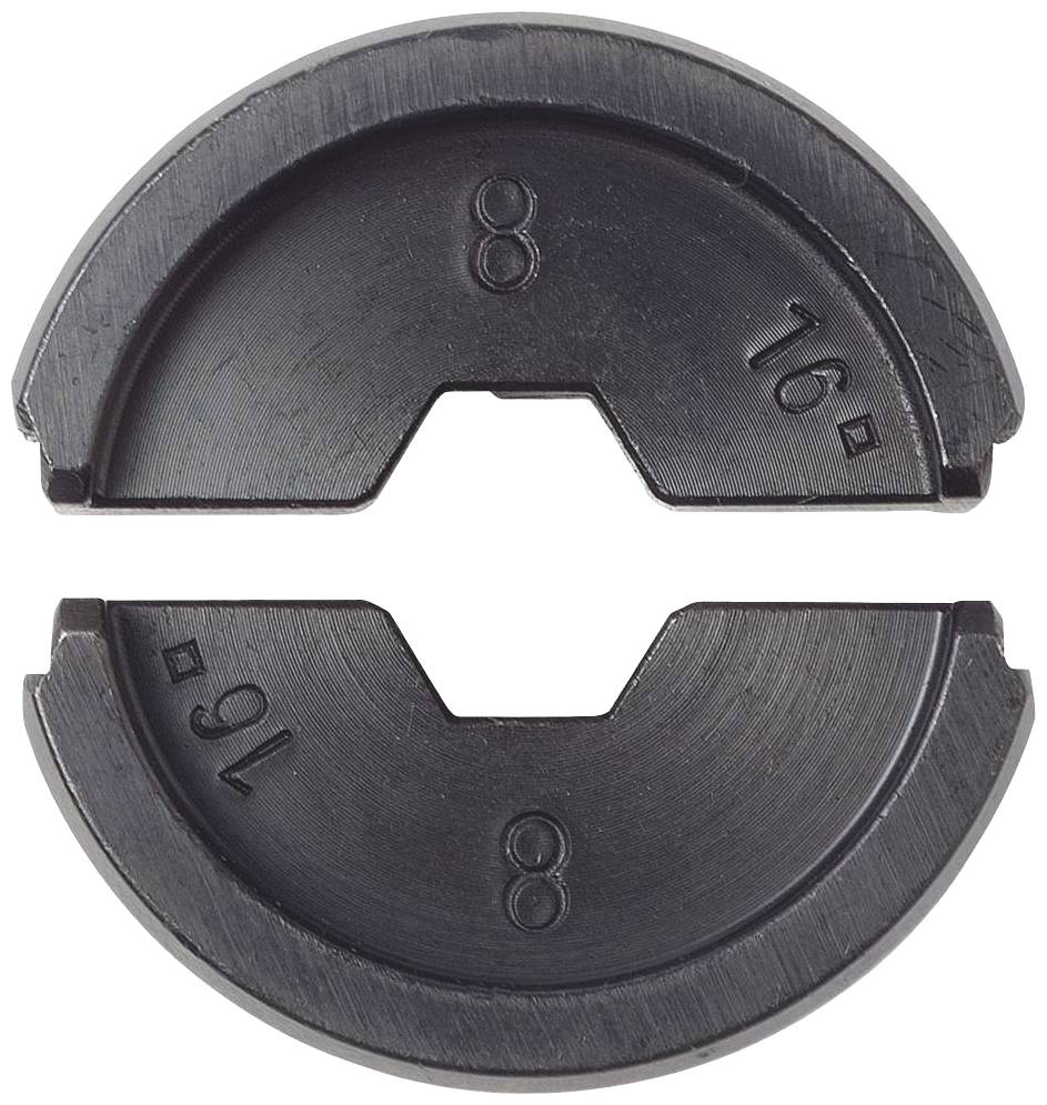 Rennsteig Werkzeuge 634 203 3 Crimpeinsatz AL Rohrkabelschuhe, AL Verbinder, CU Rohrkabelschuhe, CU Verbinder 16mm² (max) Passend