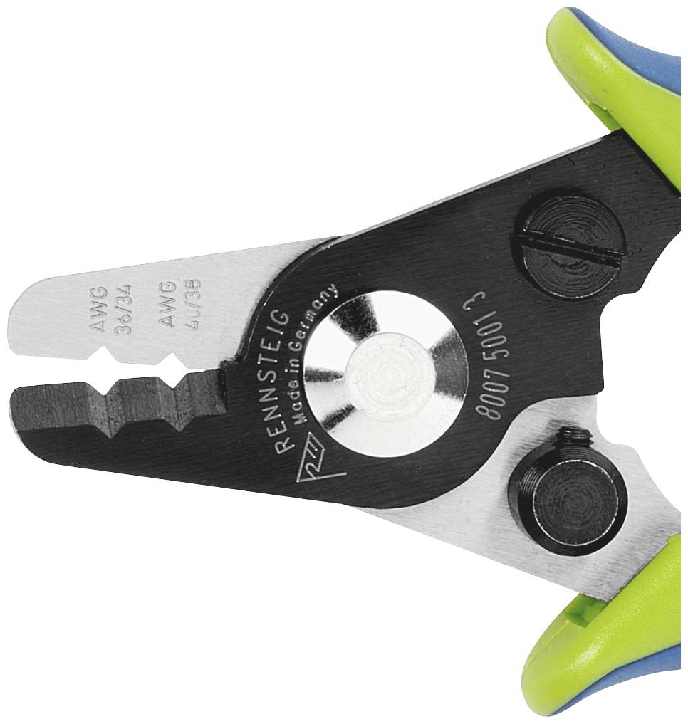 Rennsteig Werkzeuge Microstripper 8007 5001 3 Abisolierzange 0.005 bis 0.14mm² 26 bis 40