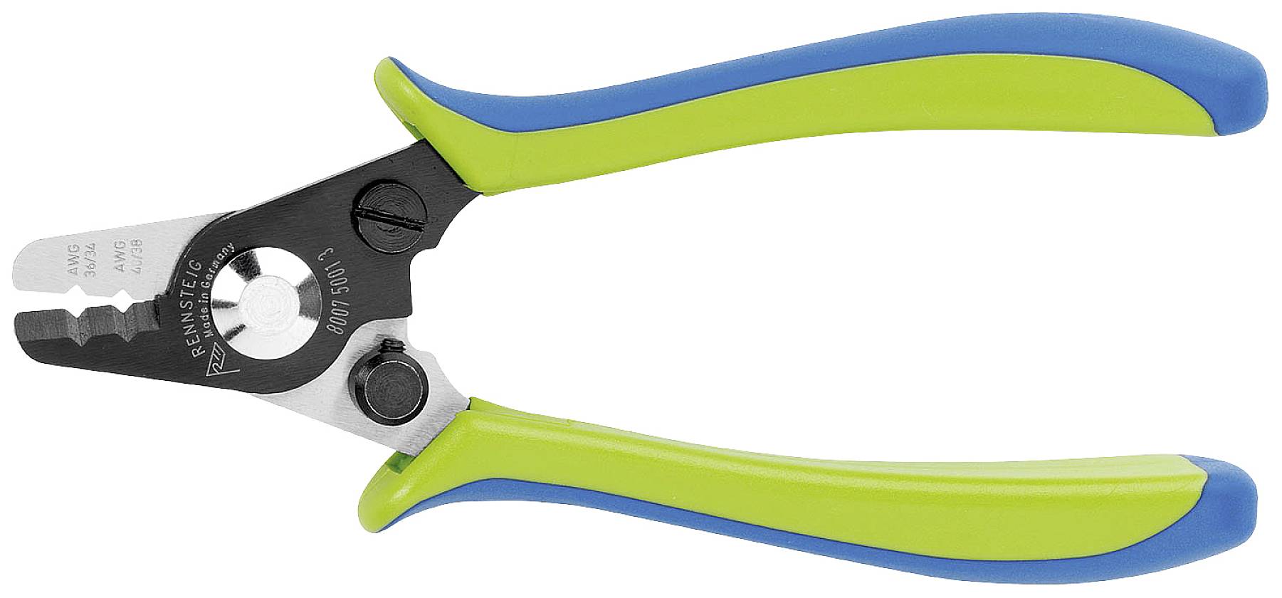 Rennsteig Werkzeuge Microstripper 8007 5001 3 Abisolierzange 0.005 bis 0.14mm² 26 bis 40