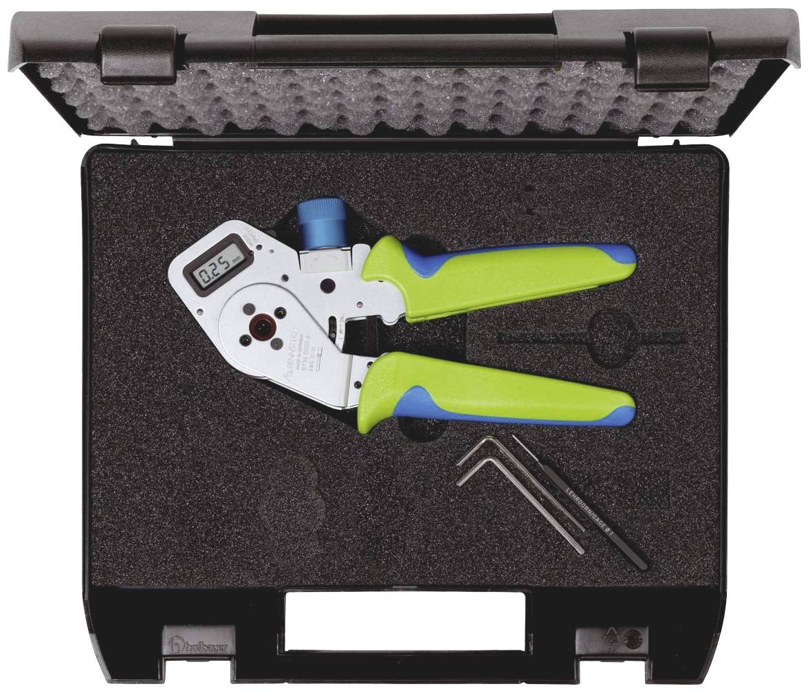 Rennsteig Werkzeuge DigiCrimp MIL 8.73-6 8736 0000 61 Crimpzange Gedrehte Stift- und Buchsenkontakte 0.03 bis 0.5mm² Inkl