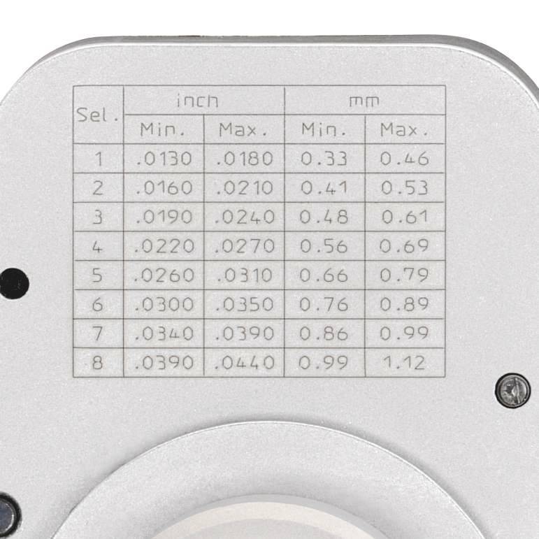 Rennsteig Werkzeuge DigiCrimp MIL 8.73-6 8736 0000 61 Crimpzange Gedrehte Stift- und Buchsenkontakte 0.03 bis 0.5mm² Inkl