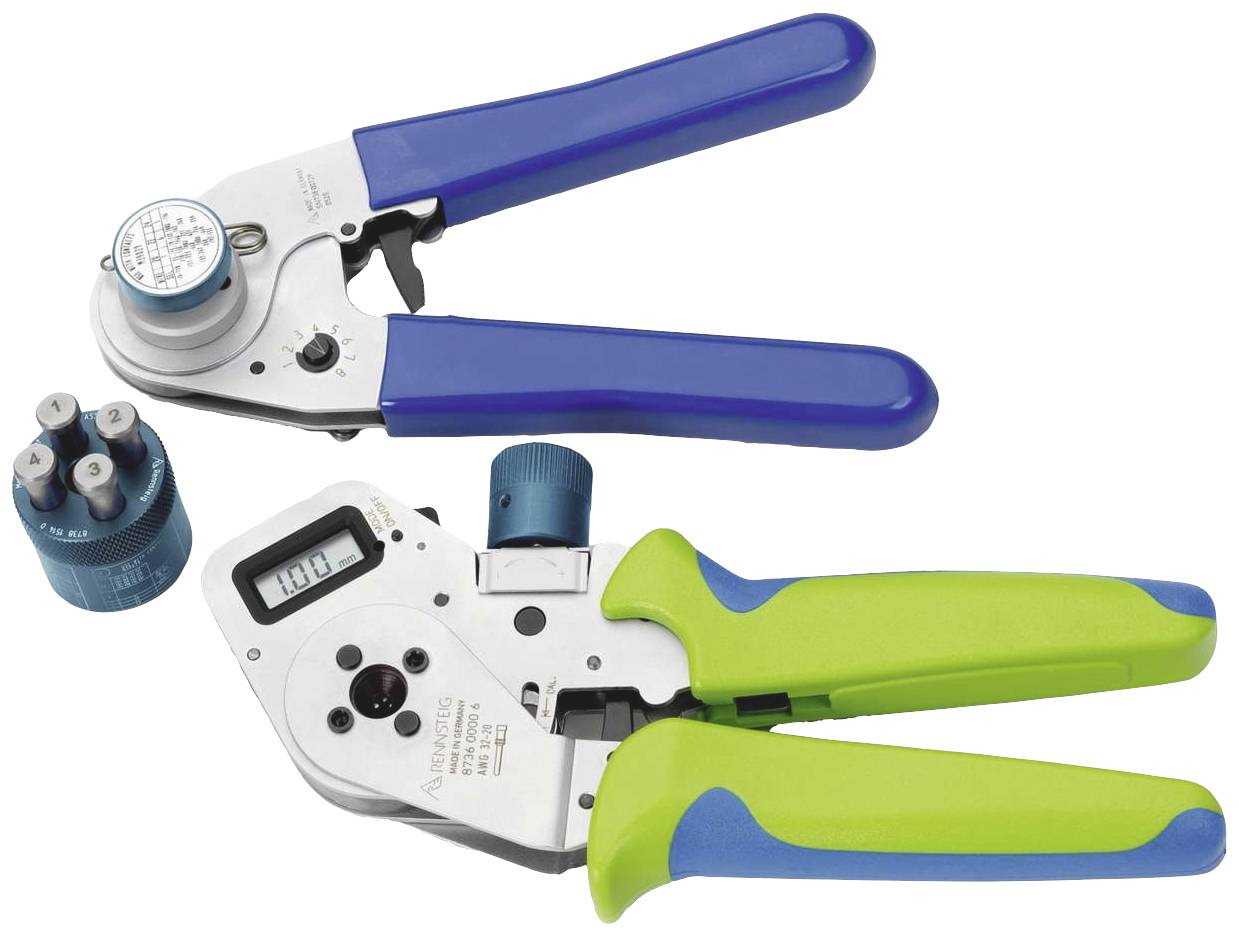 Rennsteig Werkzeuge Selector Crimp 8.73-8 8738 0000 6 Crimpzange Gedrehte Stift- und Buchsenkontakte 0.03 bis 0.56mm²
