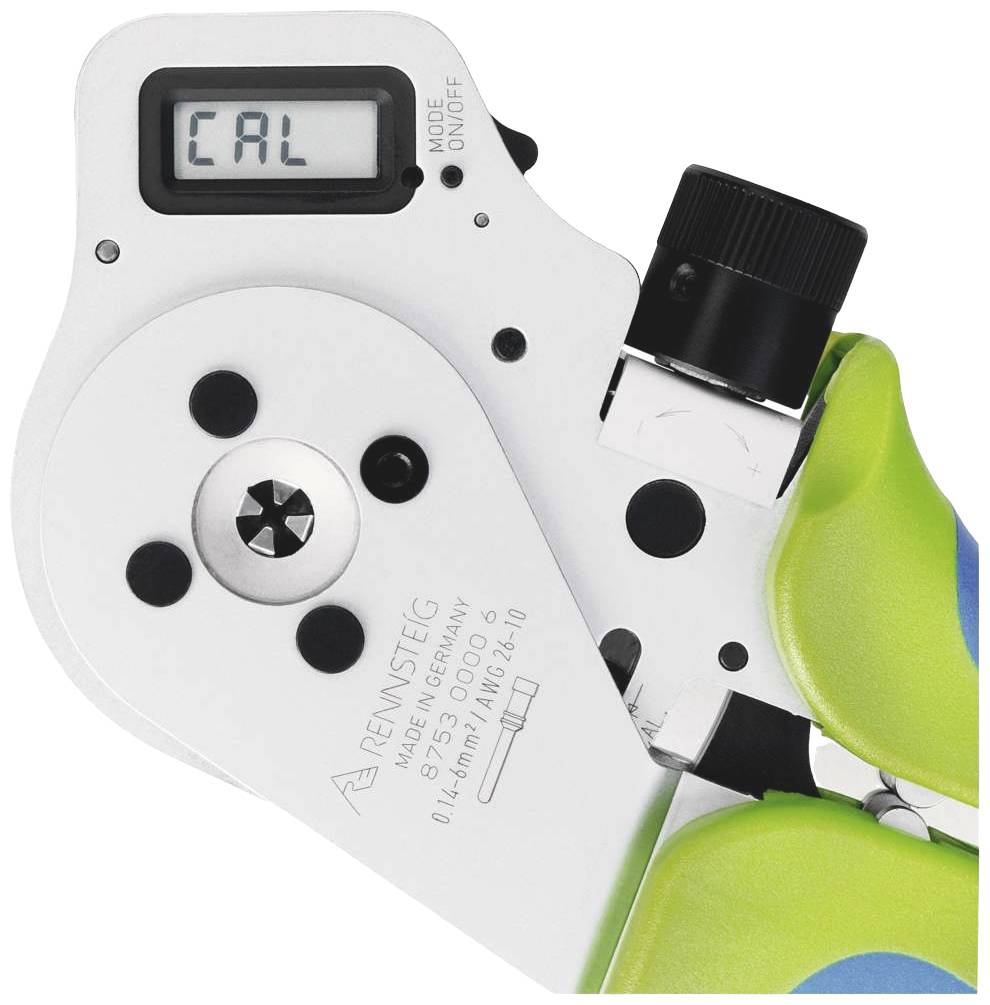 Rennsteig Werkzeuge DigiCrimp 8.75-3 8753 0401 61 Crimpzange Gedrehte Stift- und Buchsenkontakte 0.14 bis 6mm² Inkl