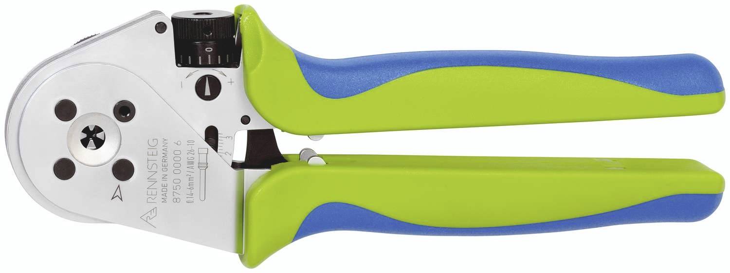 Rennsteig Werkzeuge MicroCrimp 8.76 8760 0000 6 Crimpzange Gedrehte Stift- und Buchsenkontakte 1.5 bis 10mm²