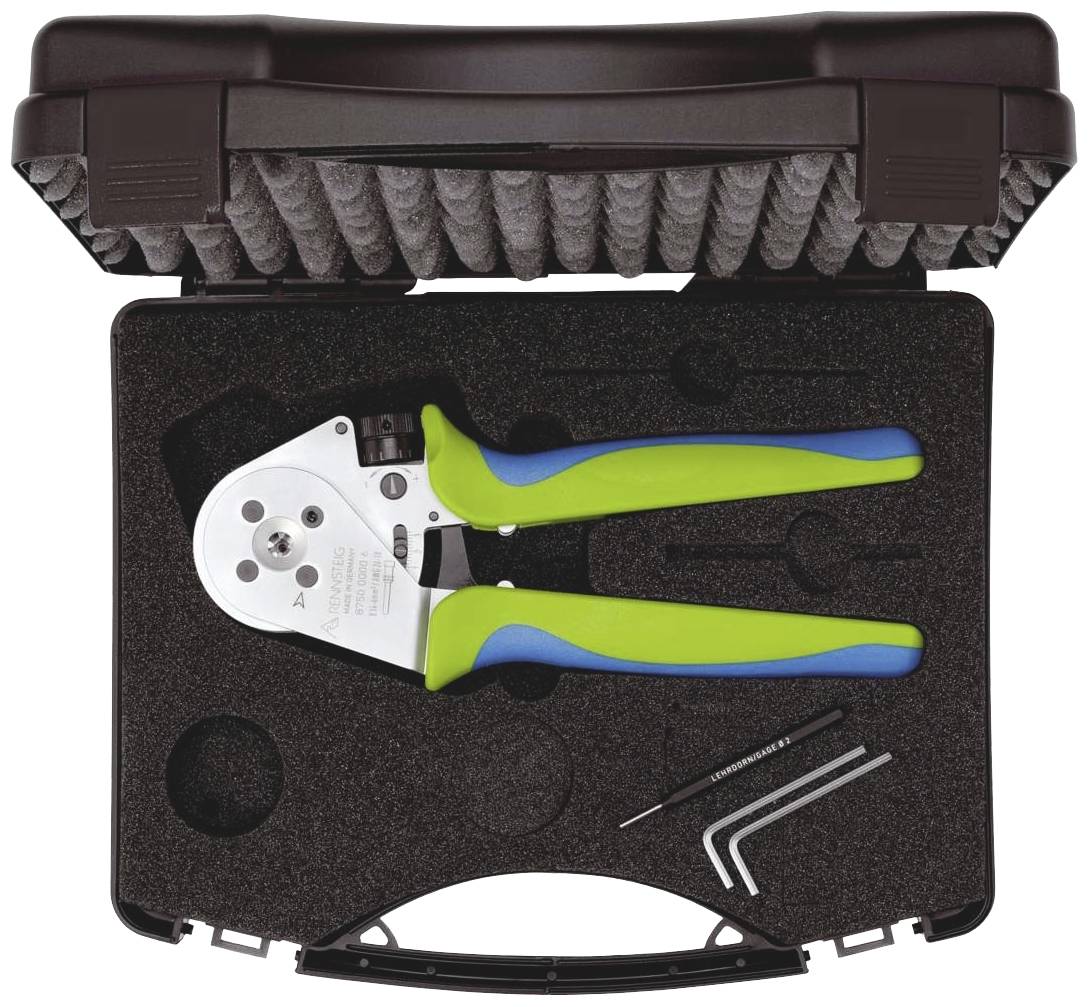 Rennsteig Werkzeuge MicroCrimp 8.76 8760 0401 61 Crimpzange Gedrehte Stift- und Buchsenkontakte 1.5 bis 10mm² Inkl