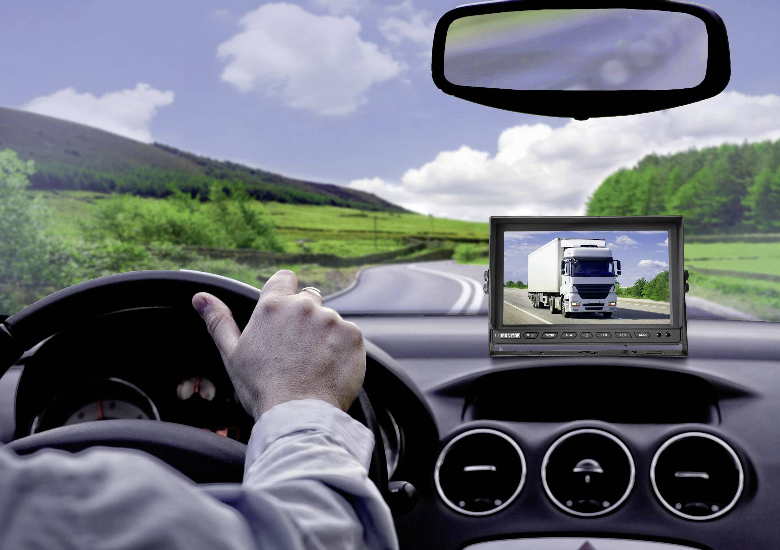 Renkforce TM1010 Auto LCD-Monitor 25.6 cm 10.1 Zoll