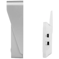 Smartwares Video-Türsprechanlage Funk Komplett-Set 1 Familienhaus Grau, Silber Smartwares Video-Türsprechanlage Funk Komplett-Set 1 Familienhaus Grau, Silber