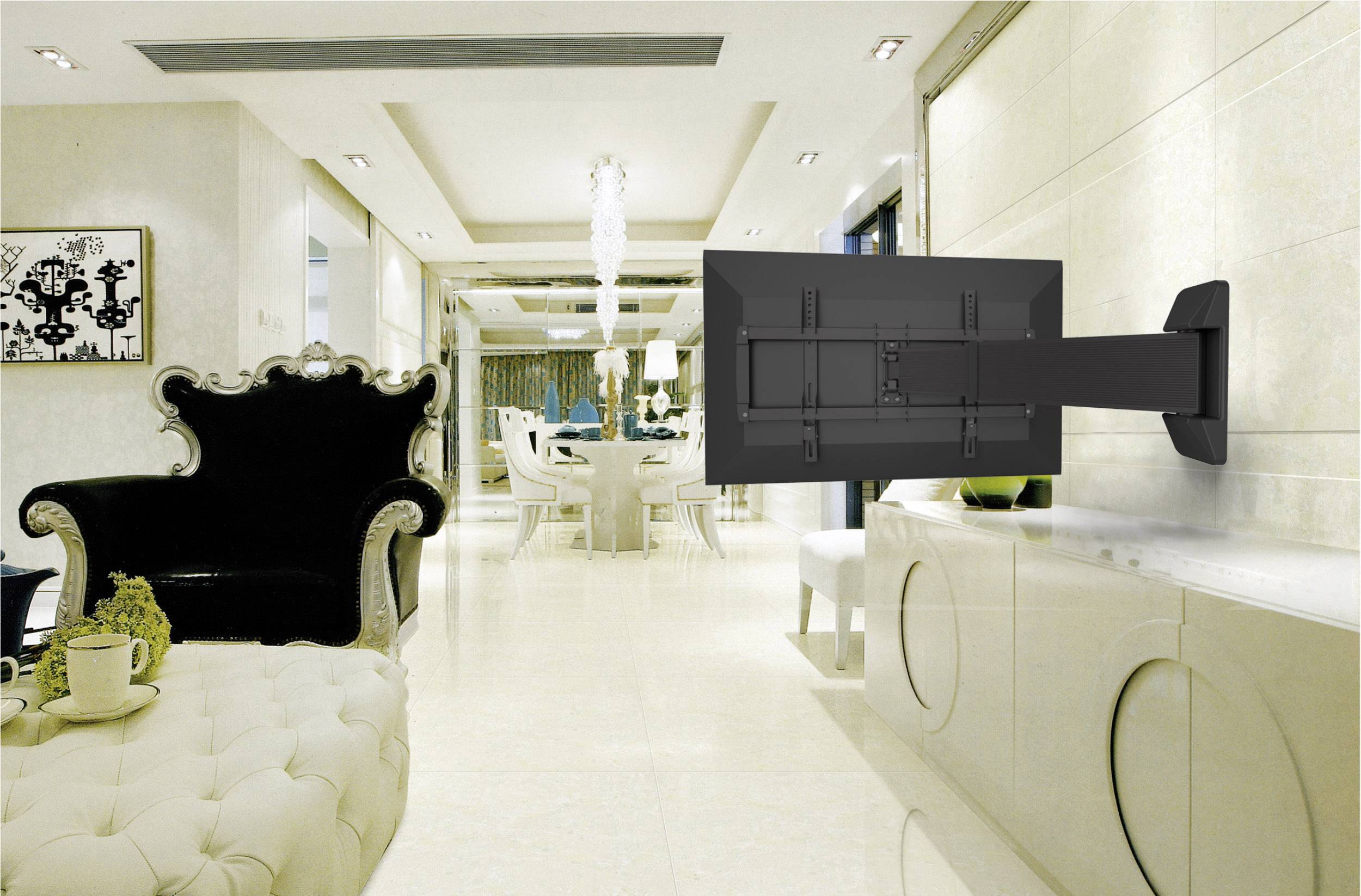 SpeaKa Professional TV-Wandhalterung Ausziehbar 94,0cm (37") - 177,8cm (70") Neigbar+Schwenkbar, Rotierbar, Ausziehbar