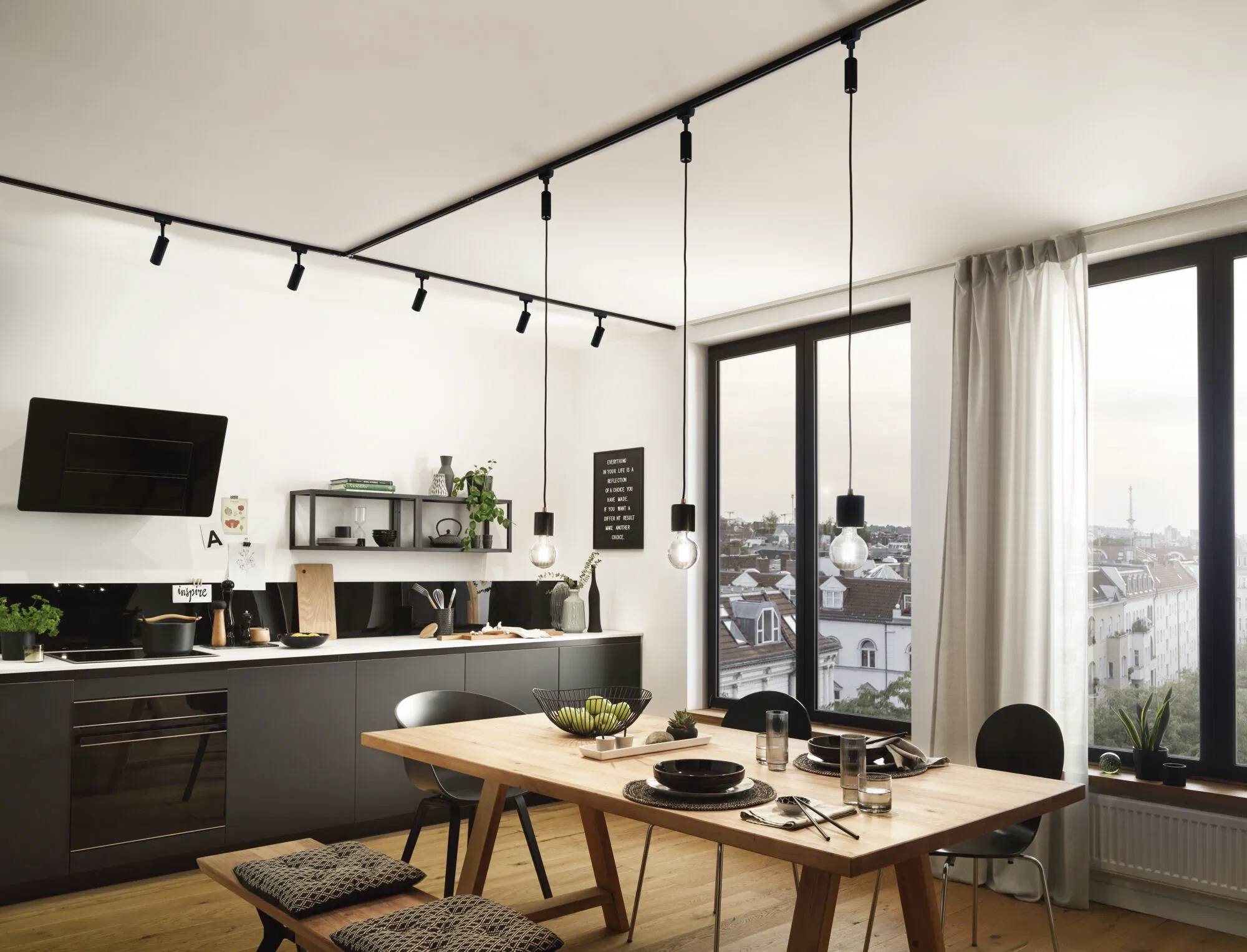 Paulmann URail System Light&Easy 95136 Hochvolt-Schienensystem-Komponente Längsverbinder Silber