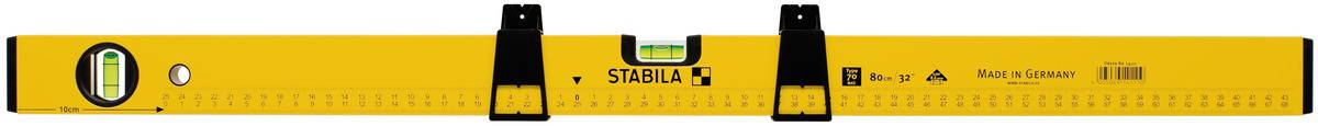 Stabila Type 70 MAS 14111 Leichtmetall-Wasserwaage 80cm 0.5 mm/m