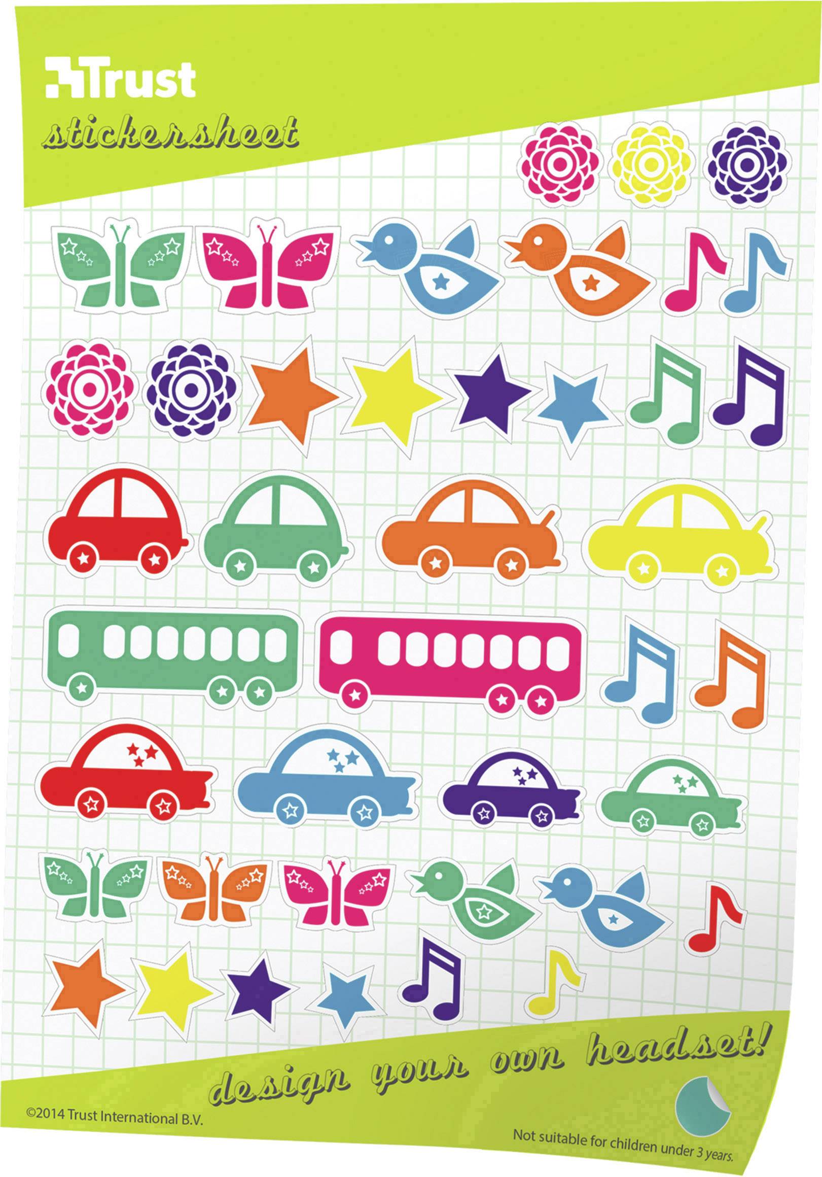 Trust Sonin Kinder Over Ear Kopfhörer Over Ear Lautstärkebegrenzung, Lautstärkeregelung Grau, Grün