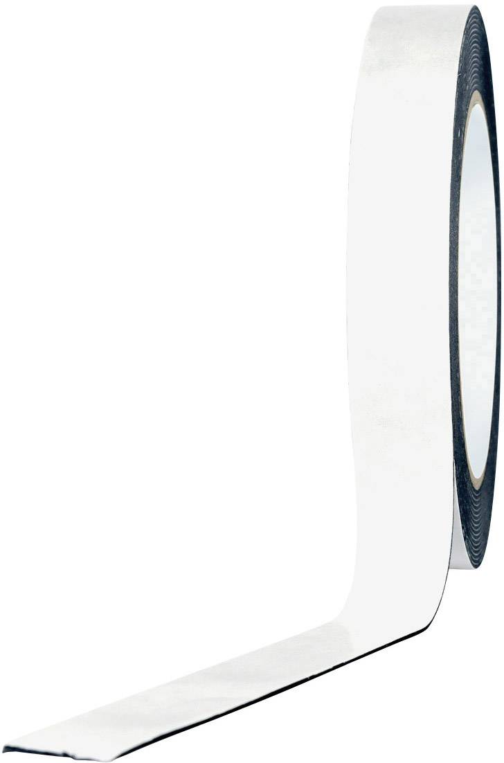 Eine Rolle doppelseitiges Klebeband mit abgerolltem Ende.